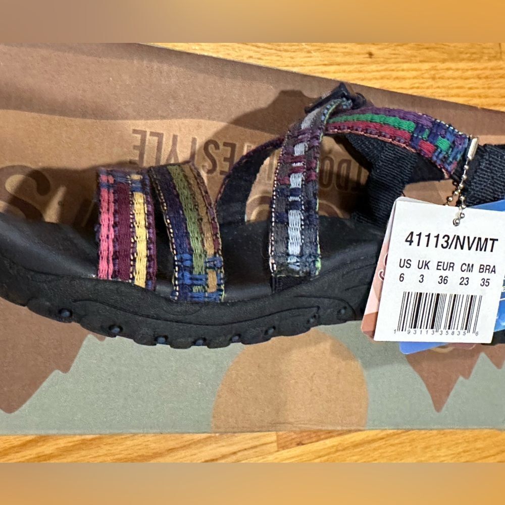 Skechers size 6 sandals machine washable vegan shoes - Picture 9 of 13